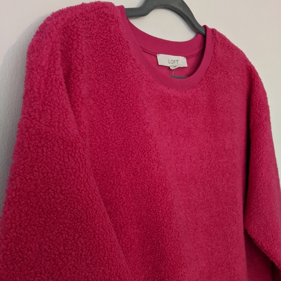 LOFT Tops - LOFT Cozy Sherpa Sweatshirt